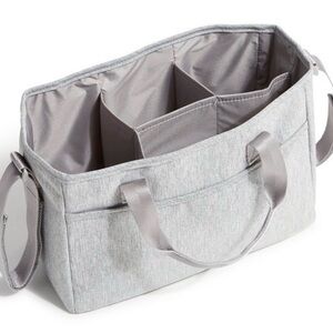 Vera Bradley Outlet Lighten Up Everything Organizer in Medium Heather Gray